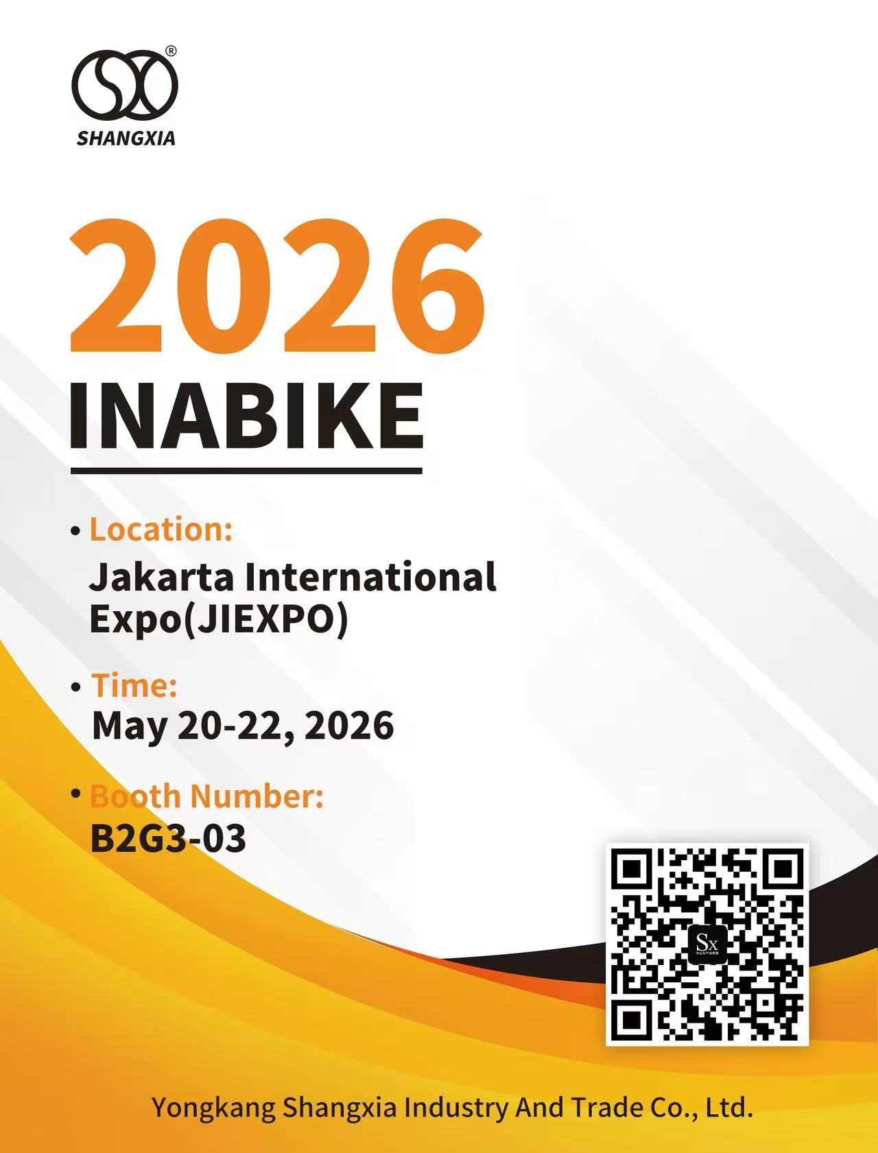 Razstava Inabike 2026，Prihaja blažilnik za motorna kolesa SXJZ！