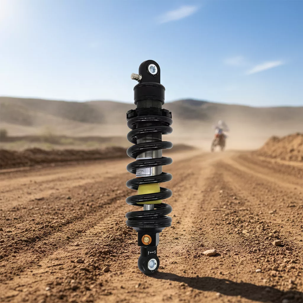 Odbojno nastavljiv blažilnik motocikla